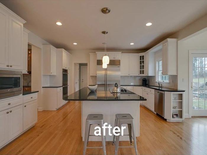 painting contractor Fairfield, CT before and after photo 2a