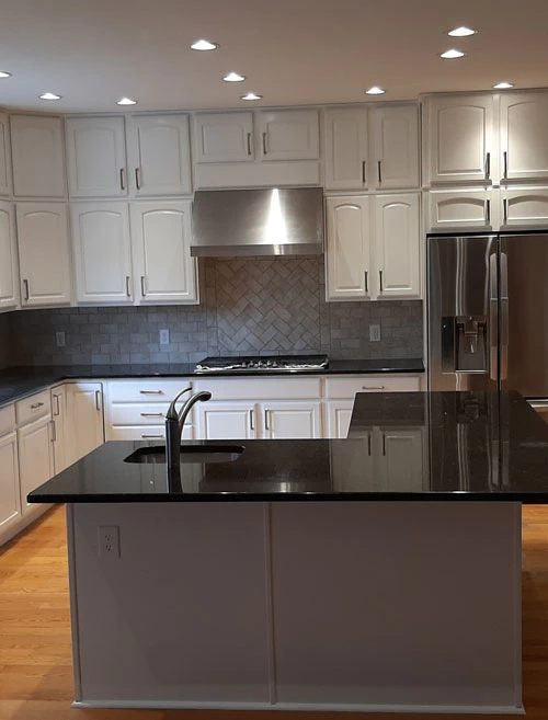 painting contractor Fairfield, CT before and after photo cabinetsAfter