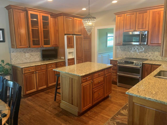painting contractor Fairfield, CT before and after photo kitchen1020