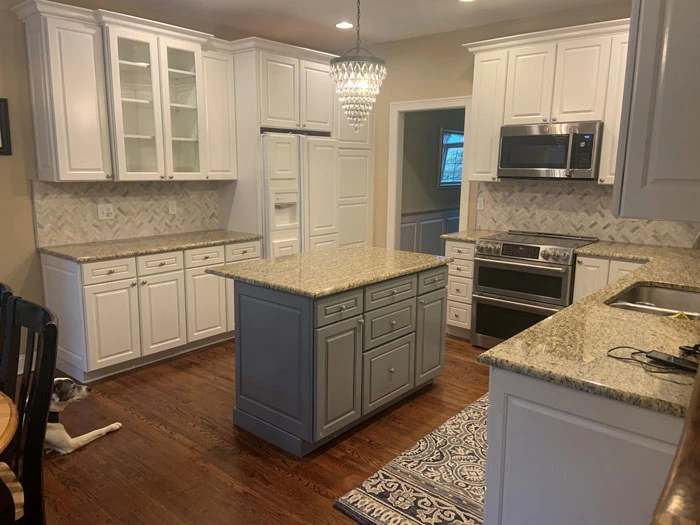 painting contractor Fairfield, CT before and after photo kitchen1020a
